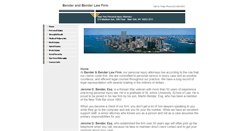 Desktop Screenshot of benderandbenderlaw.com